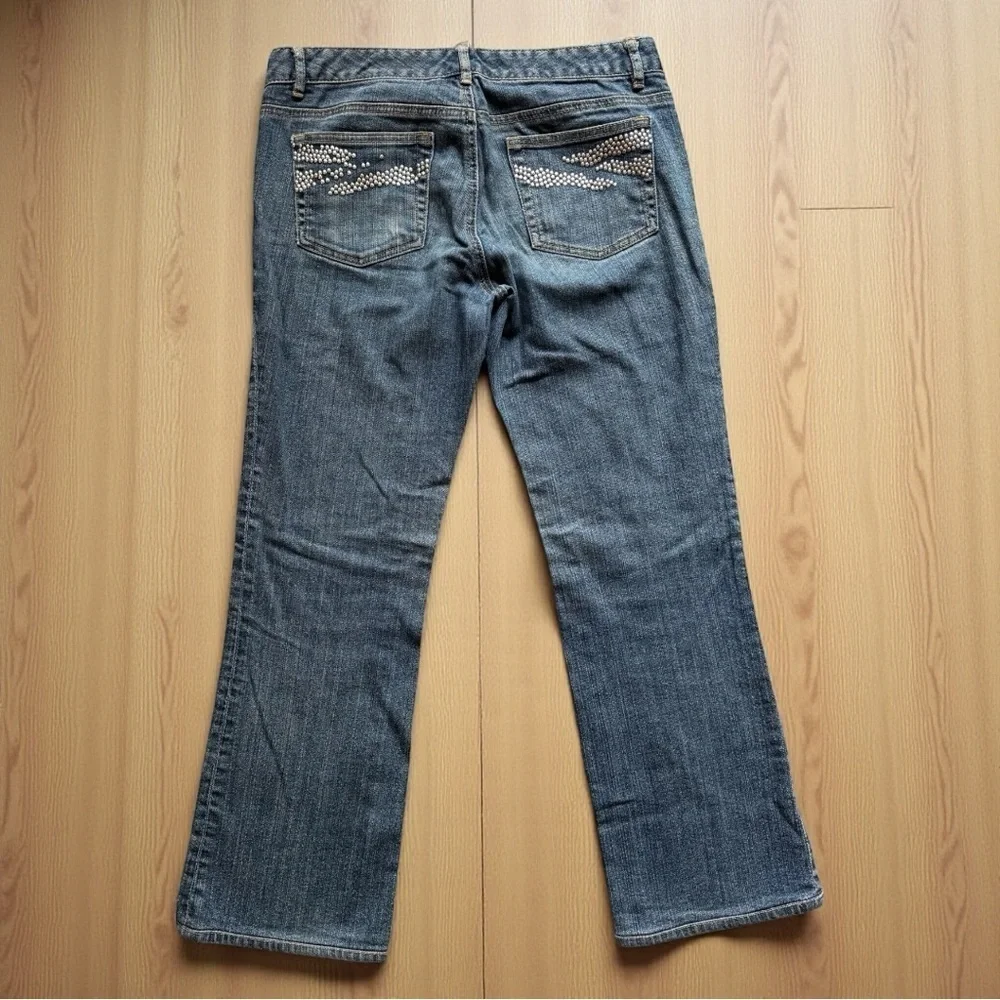 MICHAEL KORS Jeans – Size 6P – Petite Bootcut with Studded Back Pockets